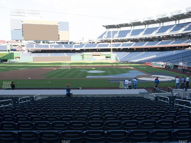 Seating view for Nationals Park Section 117