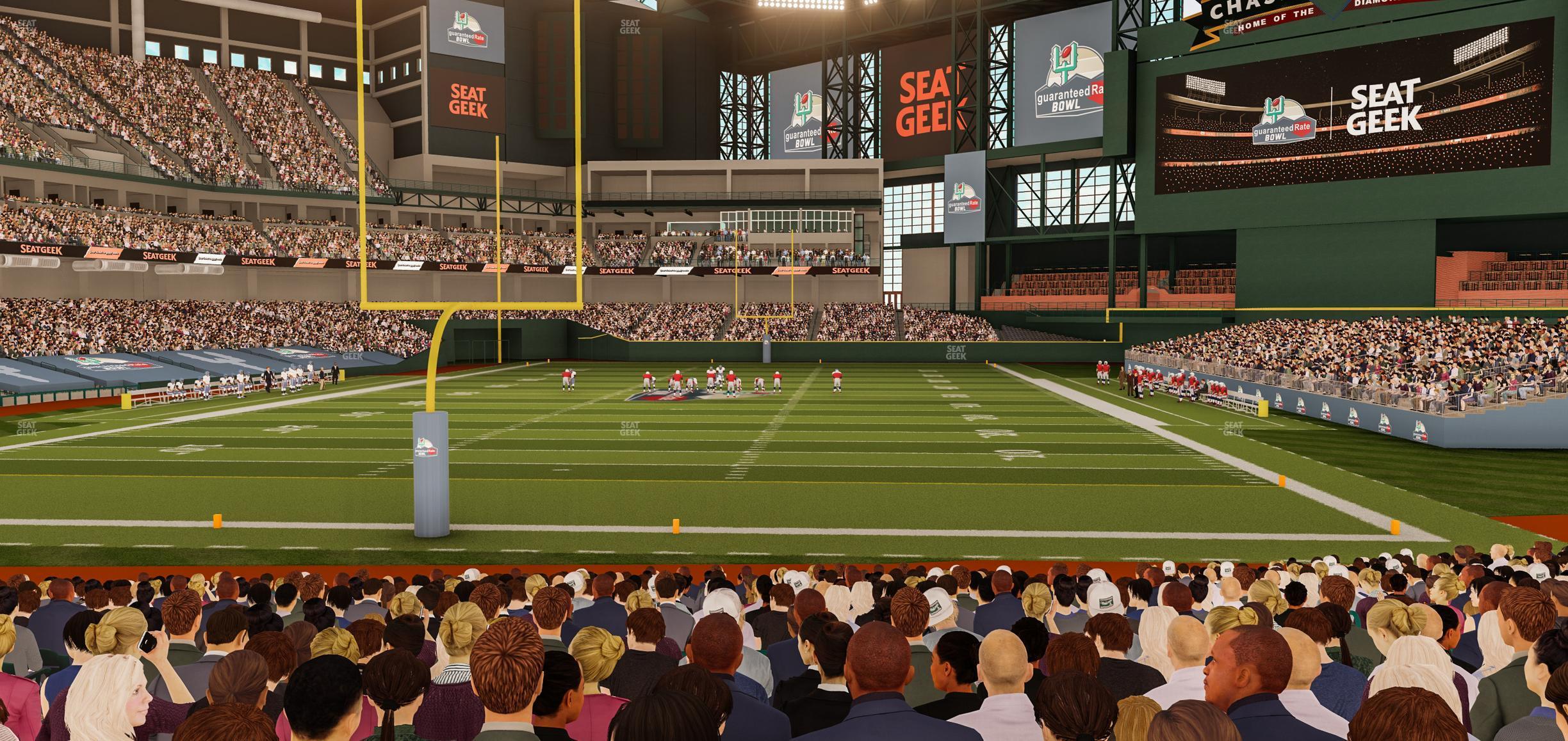 Seating view for Chase Field Section 115