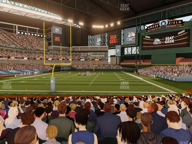 Seating view for Chase Field Section 115