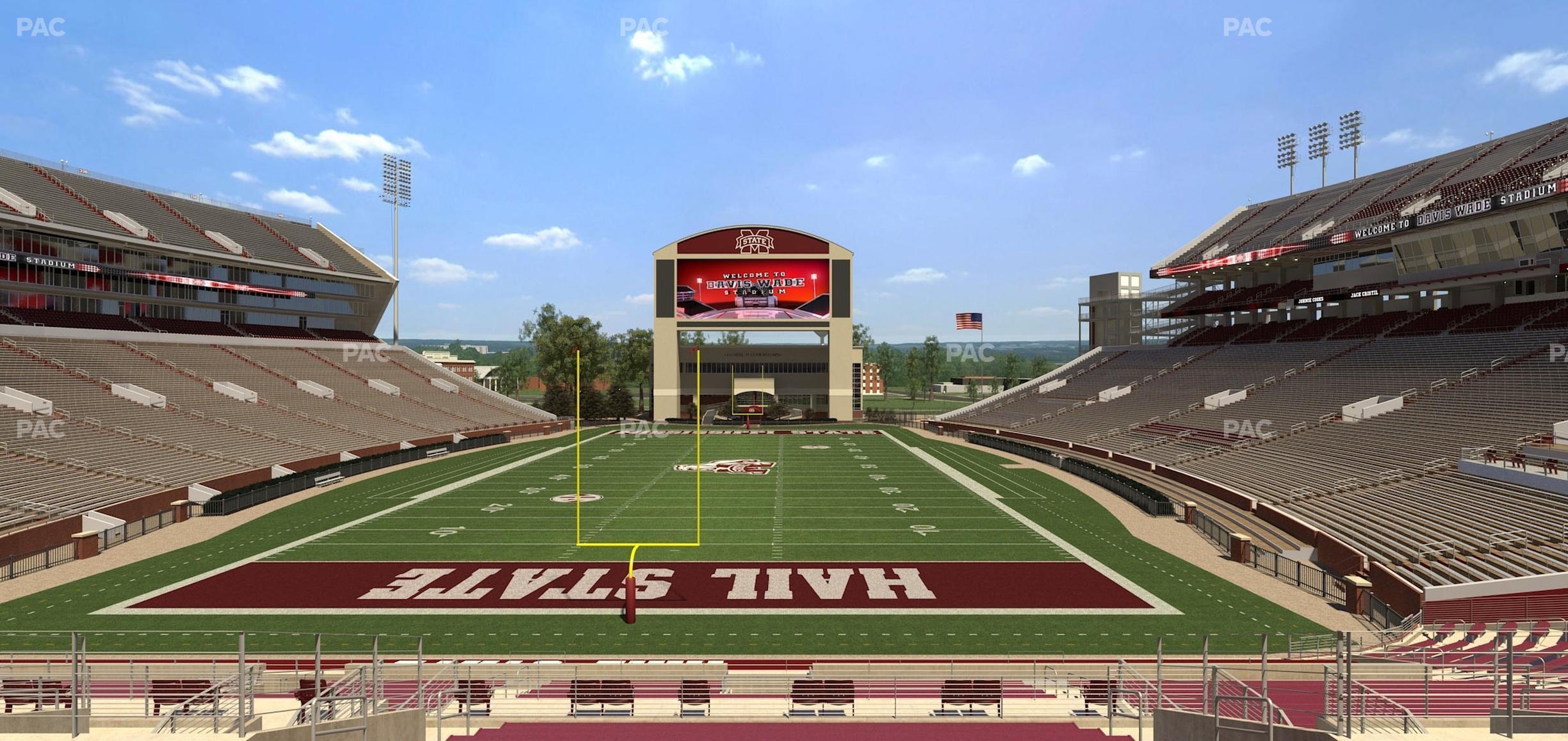 Seating view for Davis Wade Stadium Section State Level Suite 11