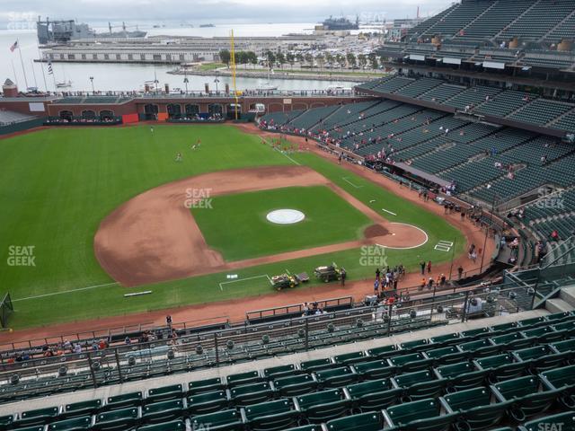 Seating view for Oracle Park Section View Reserved 324