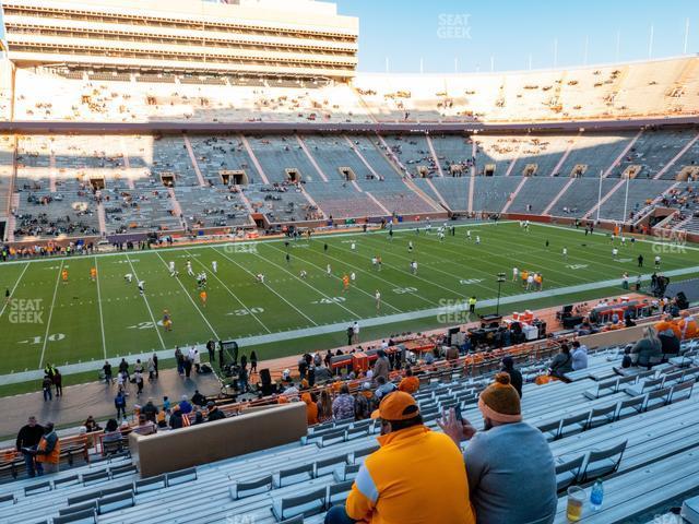 Seating view for Neyland Stadium Section W