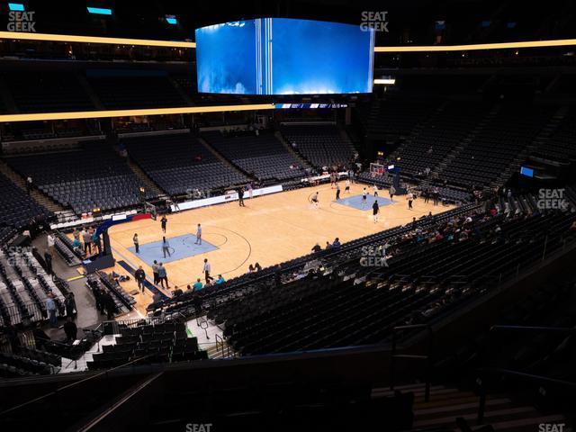 Seating view for FedExForum Section Pinnacle Club 8