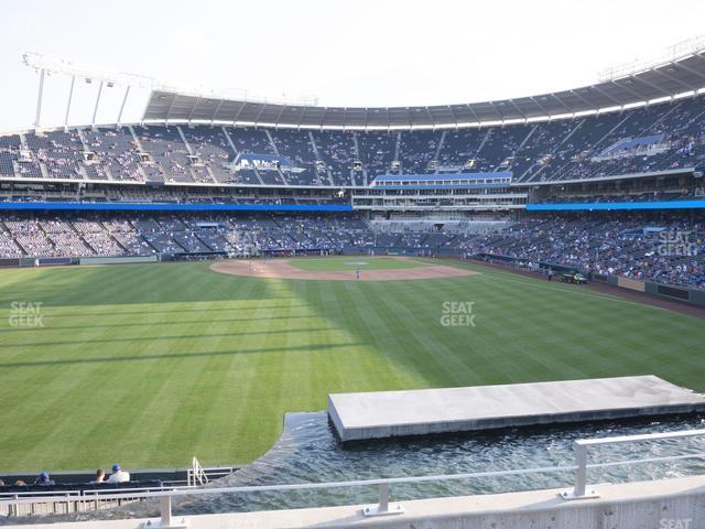 Seating view for Kauffman Stadium Section 201