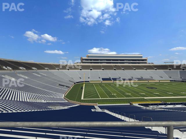 Seating view for Notre Dame Stadium Section 131