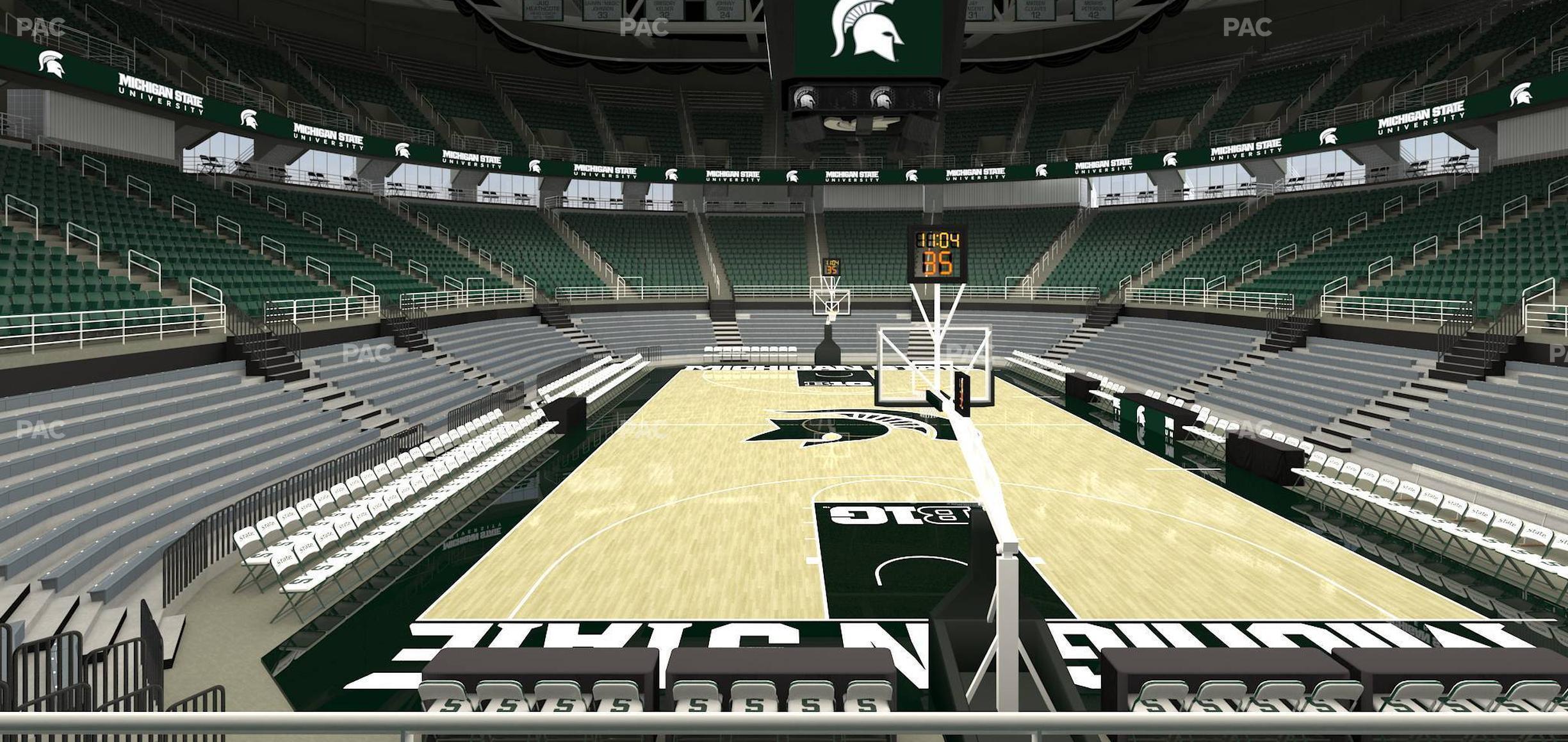 Seating view for Jack Breslin Student Events Center Section 118