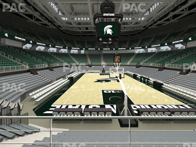 Seating view for Jack Breslin Student Events Center Section 118