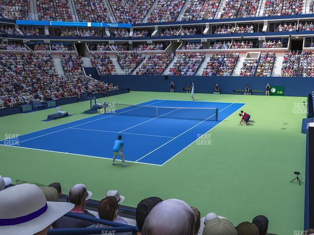 Seating view for Arthur Ashe Stadium Section 6