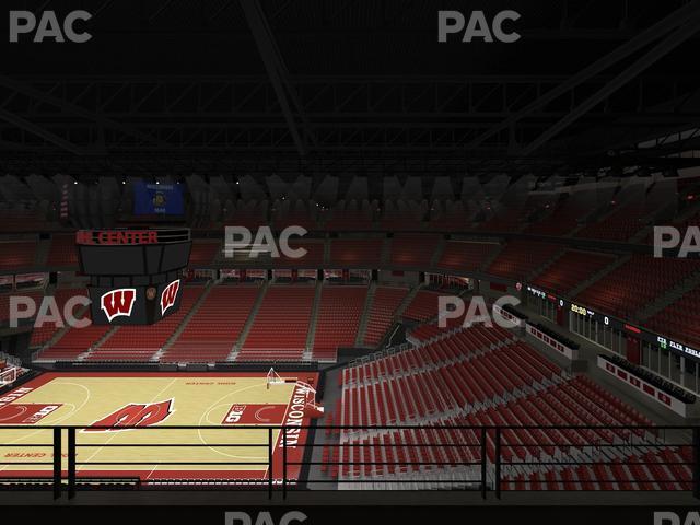 Seating view for Kohl Center Section 320