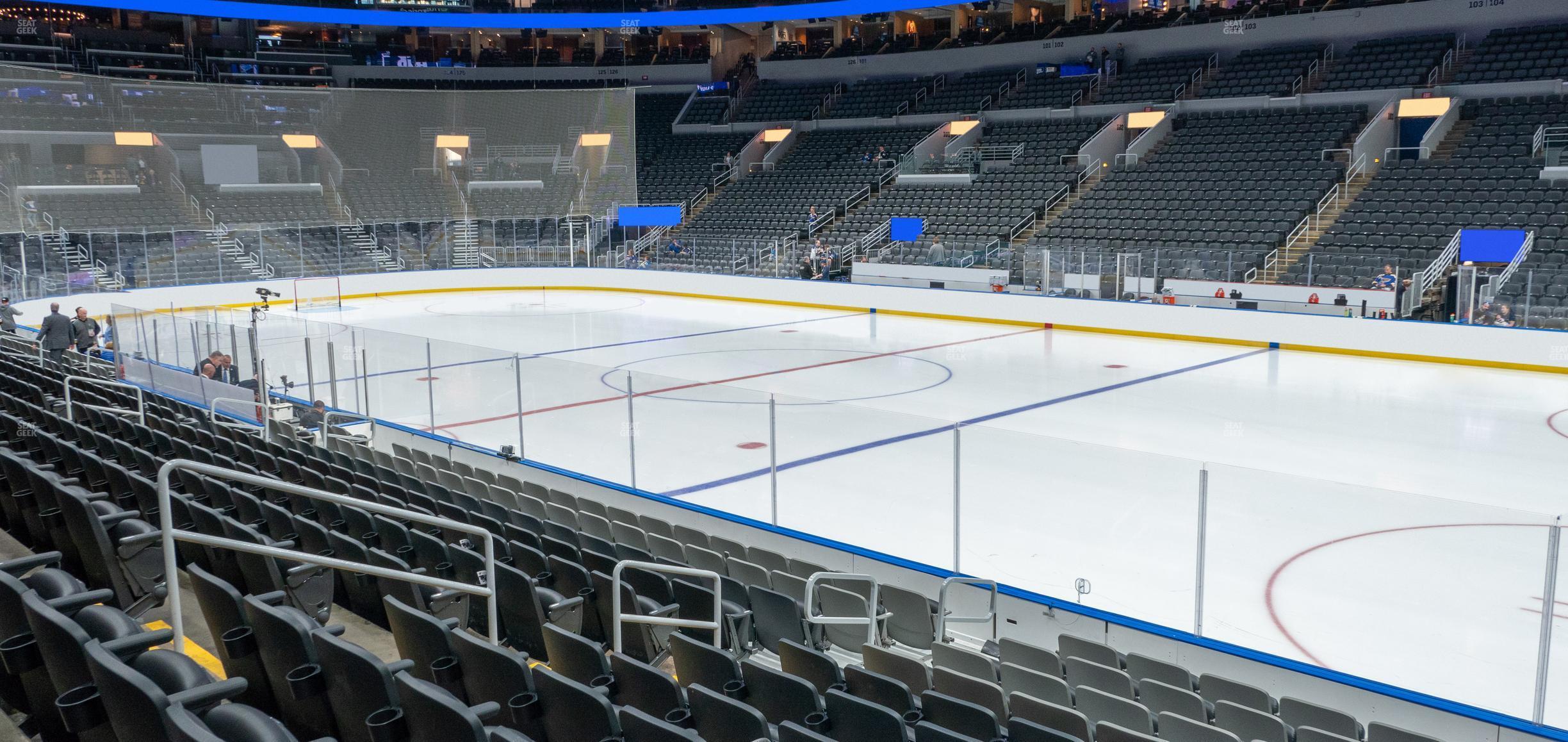 Seating view for Enterprise Center Section 114