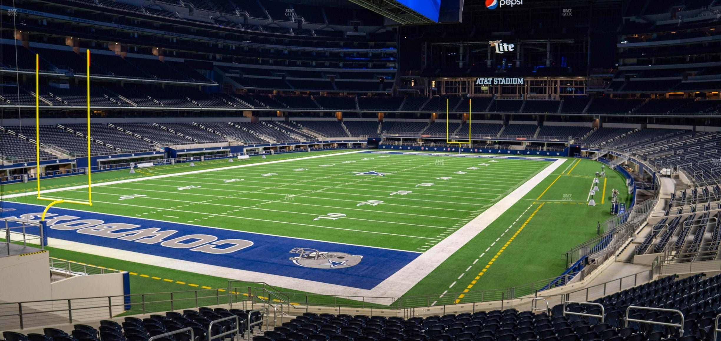 Seating view for AT&T Stadium Section Hall Of Fame Suite 214