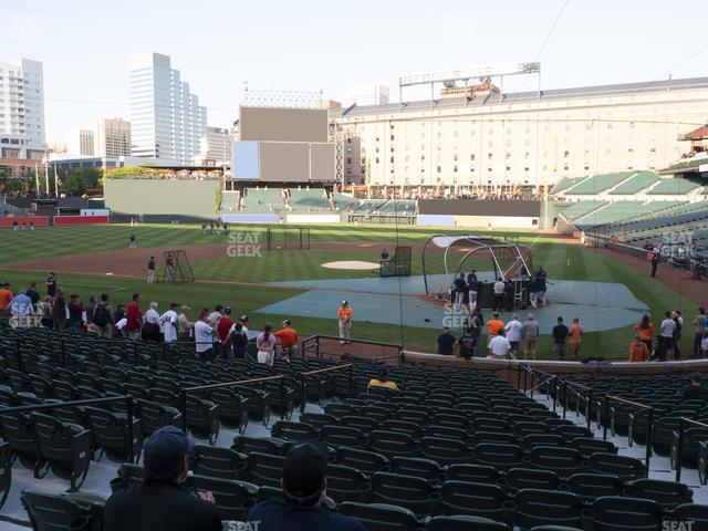 Seating view for Oriole Park at Camden Yards Section 44