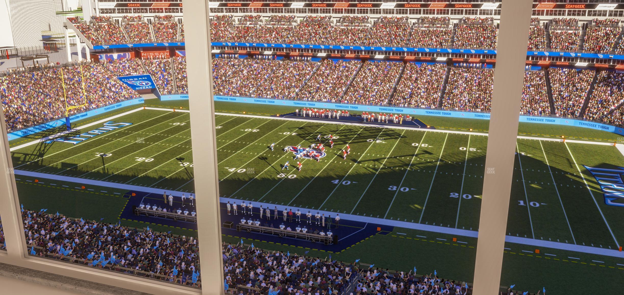 Seating view for Nissan Stadium Section Suite 664 W