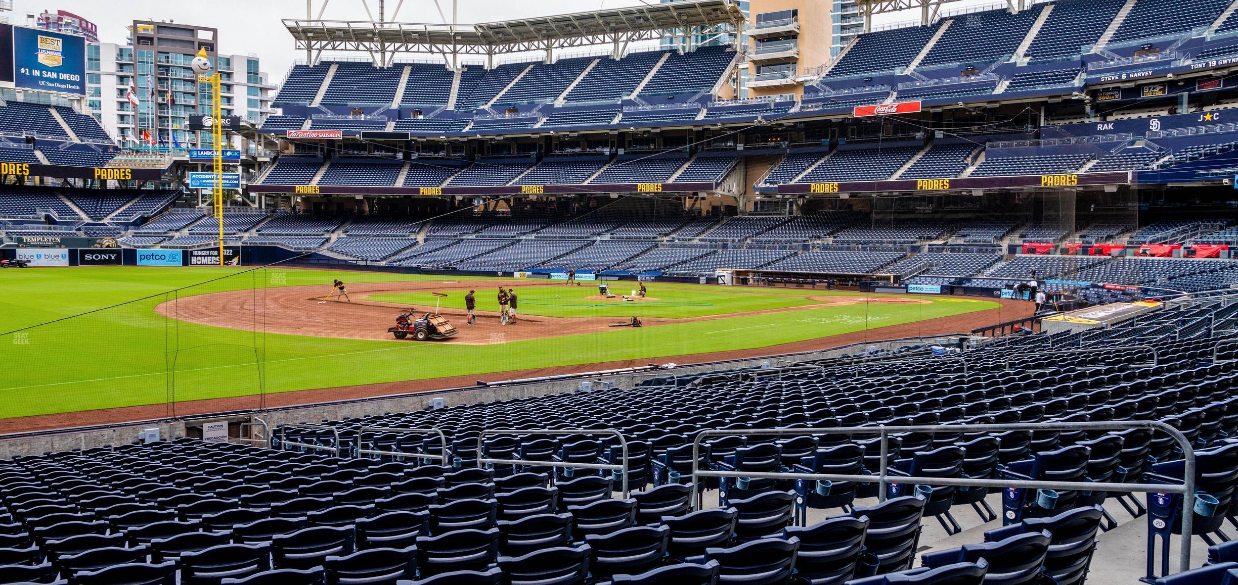 Seating view for Petco Park Section 116