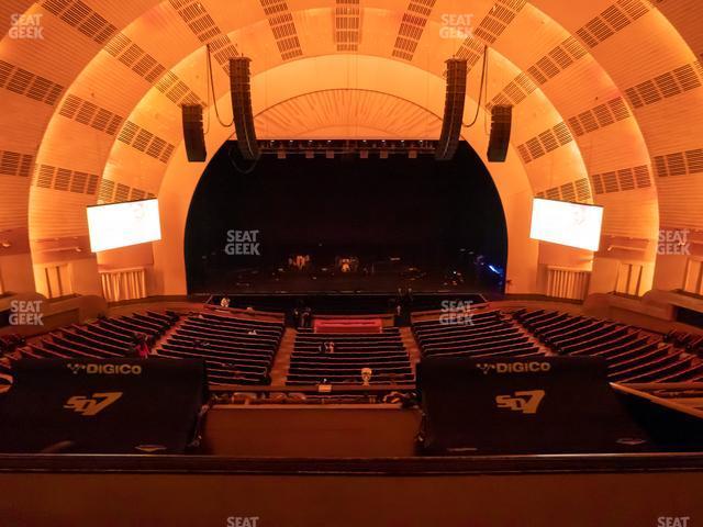 Seating view for Radio City Music Hall Section Second Mezzanine 4