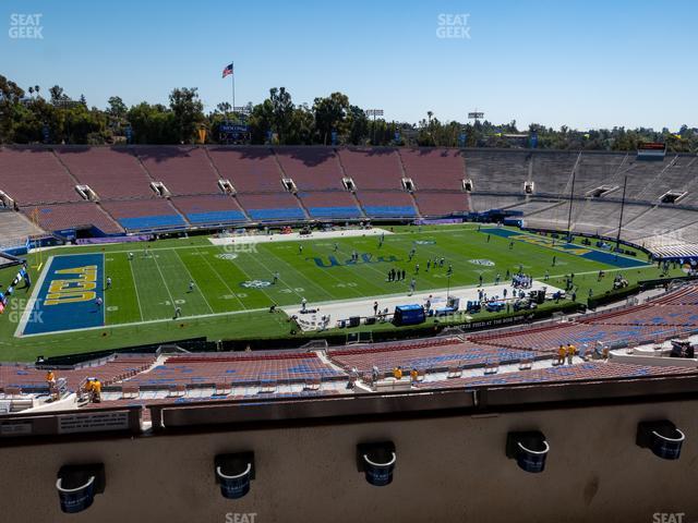 Seating view for Rose Bowl Stadium Section Club 108