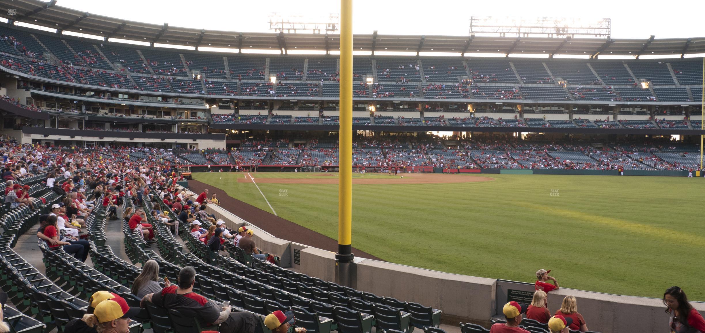 Seating view for Angel Stadium of Anaheim Section 133