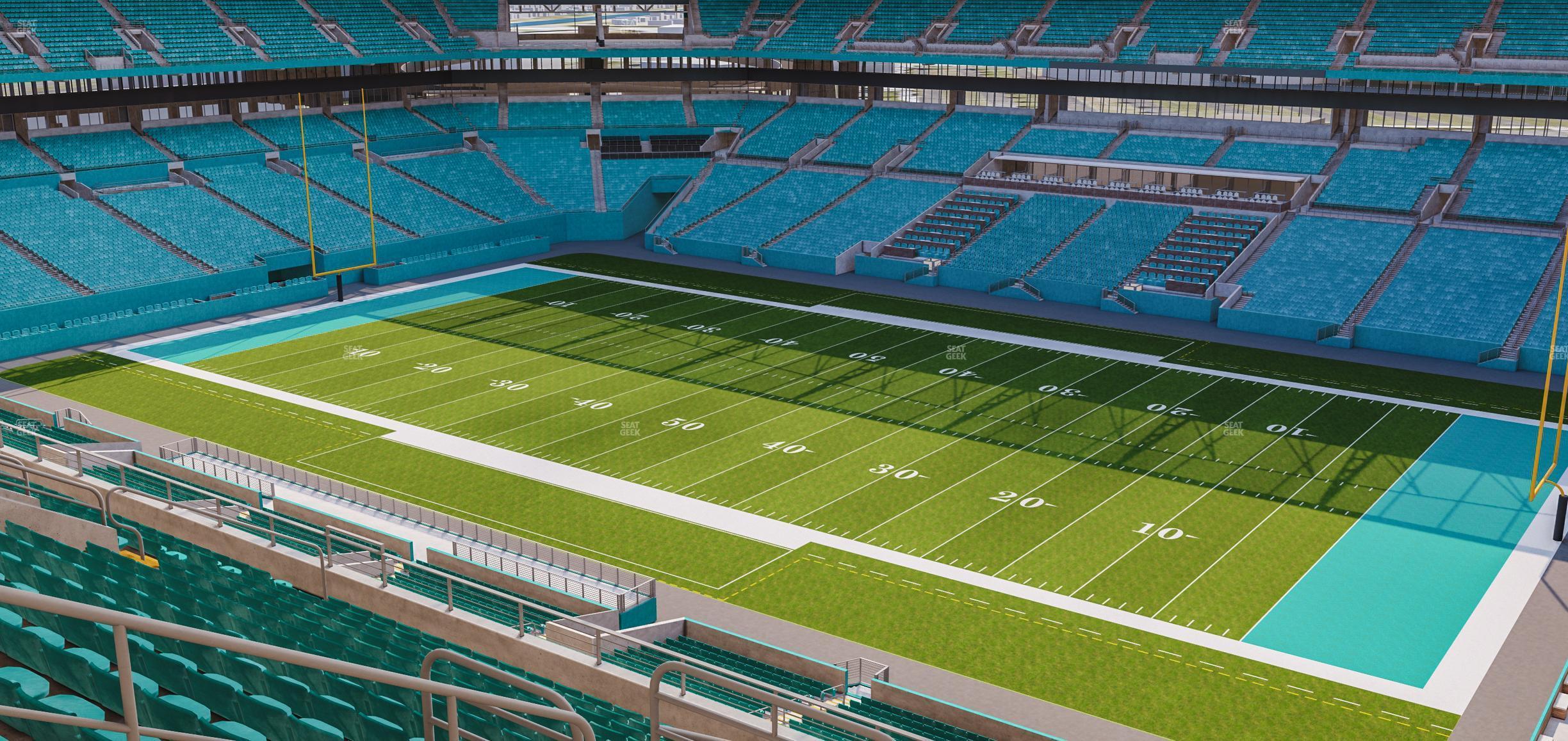 Seating view for Hard Rock Stadium Section 313