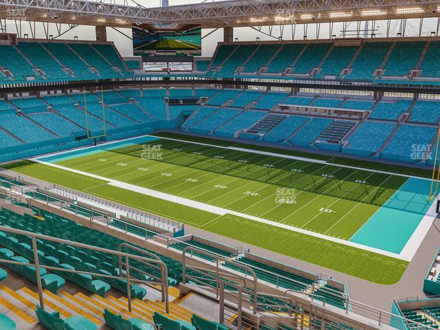 Seating view for Hard Rock Stadium Section 313