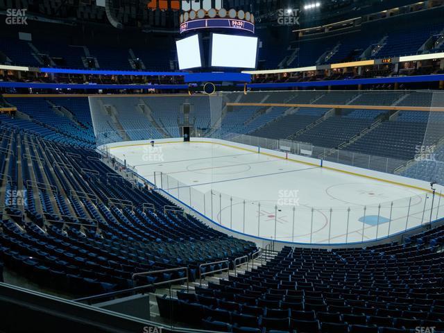 Seating view for KeyBank Center Section 202