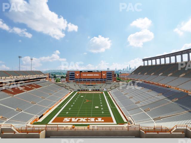 Seating view for Darrell K Royal - Texas Memorial Stadium Section 115