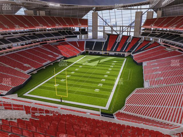 Seating view for Mercedes-Benz Stadium Section 323