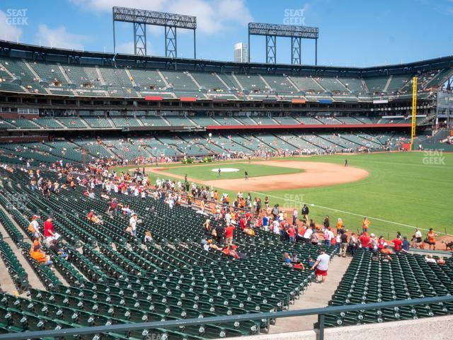 Seating view for Oracle Park Section Arcade 152