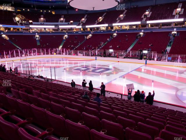 Seating view for Rogers Arena Section 104