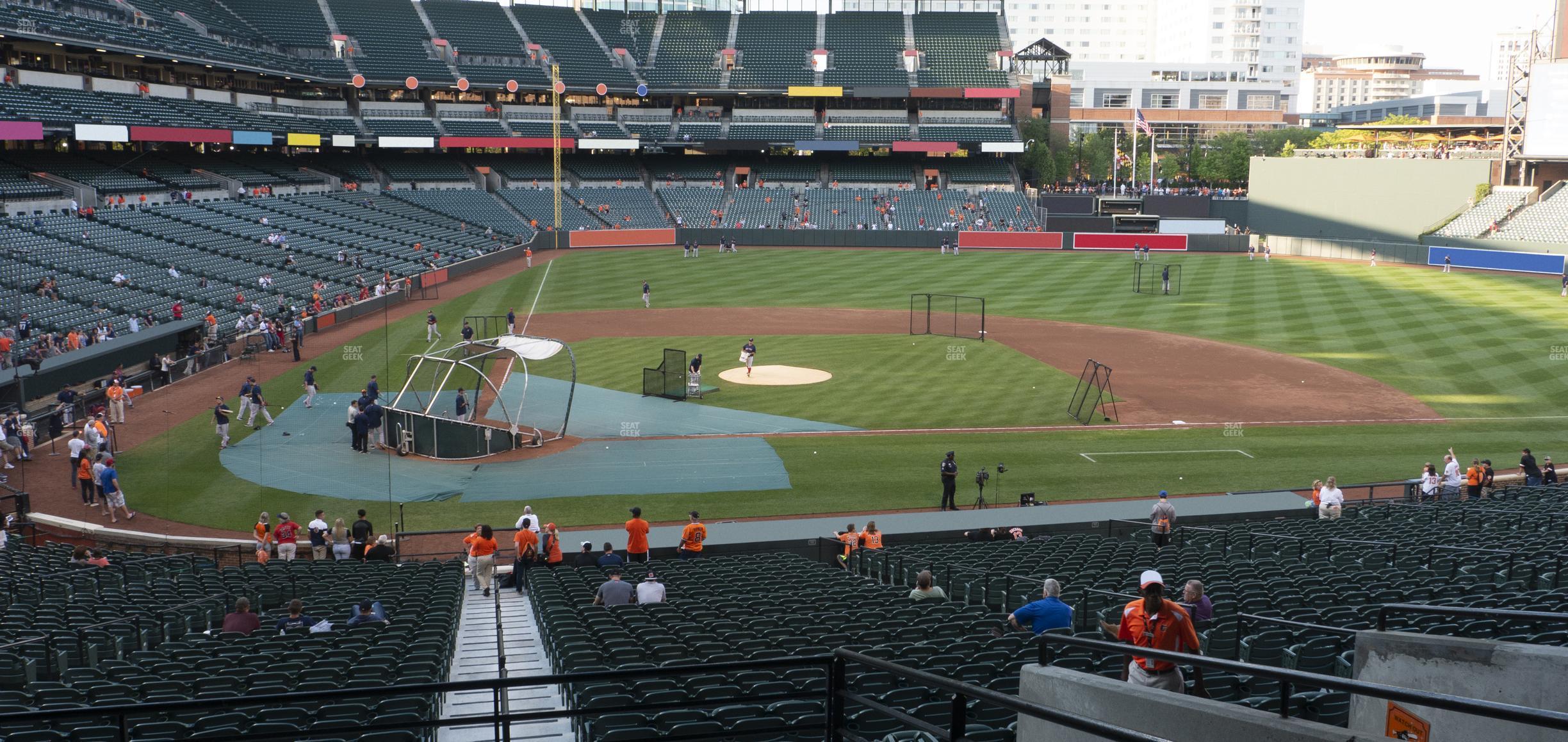 Seating view for Oriole Park at Camden Yards Section 27