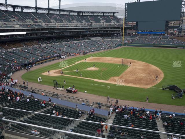 Seating view for Comerica Park Section 219