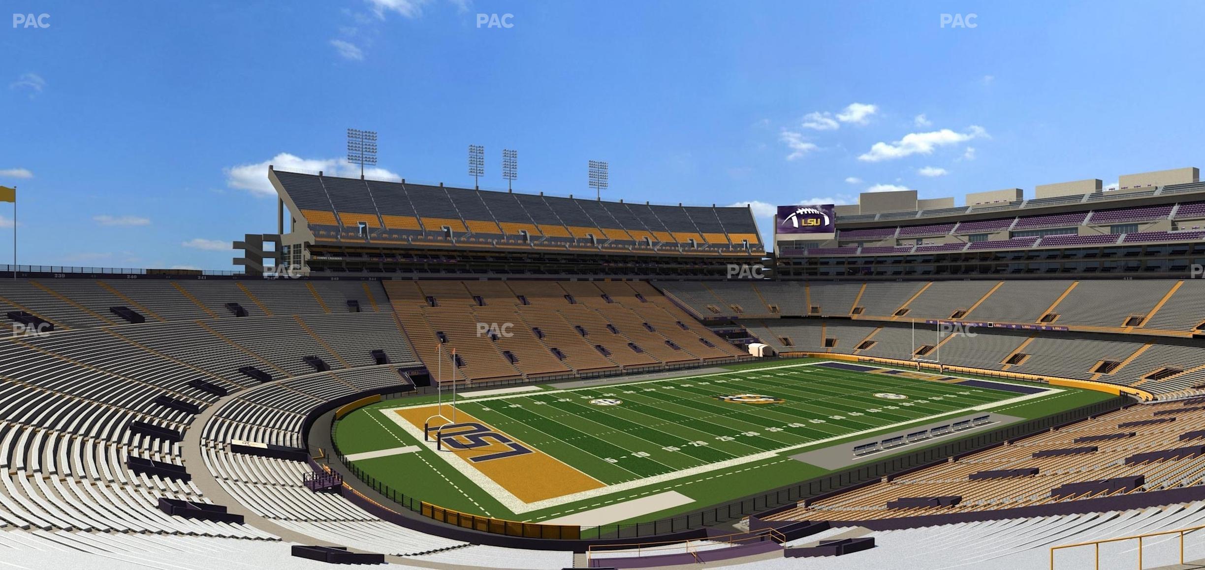 Seating view for Tiger Stadium Section 225