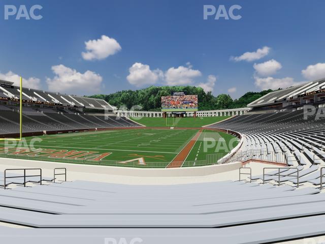 Seating view for Scott Stadium Section 114