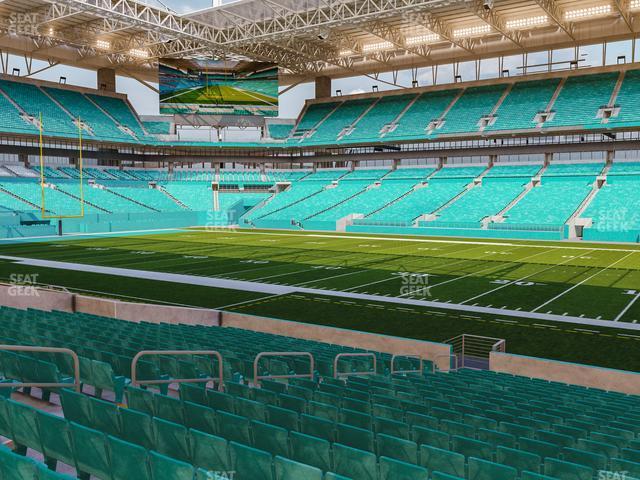 Seating view for Hard Rock Stadium Section 143