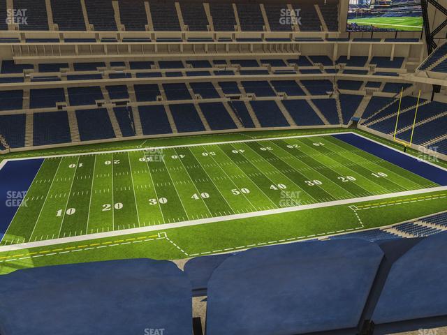 Seating view for Lucas Oil Stadium Section 515