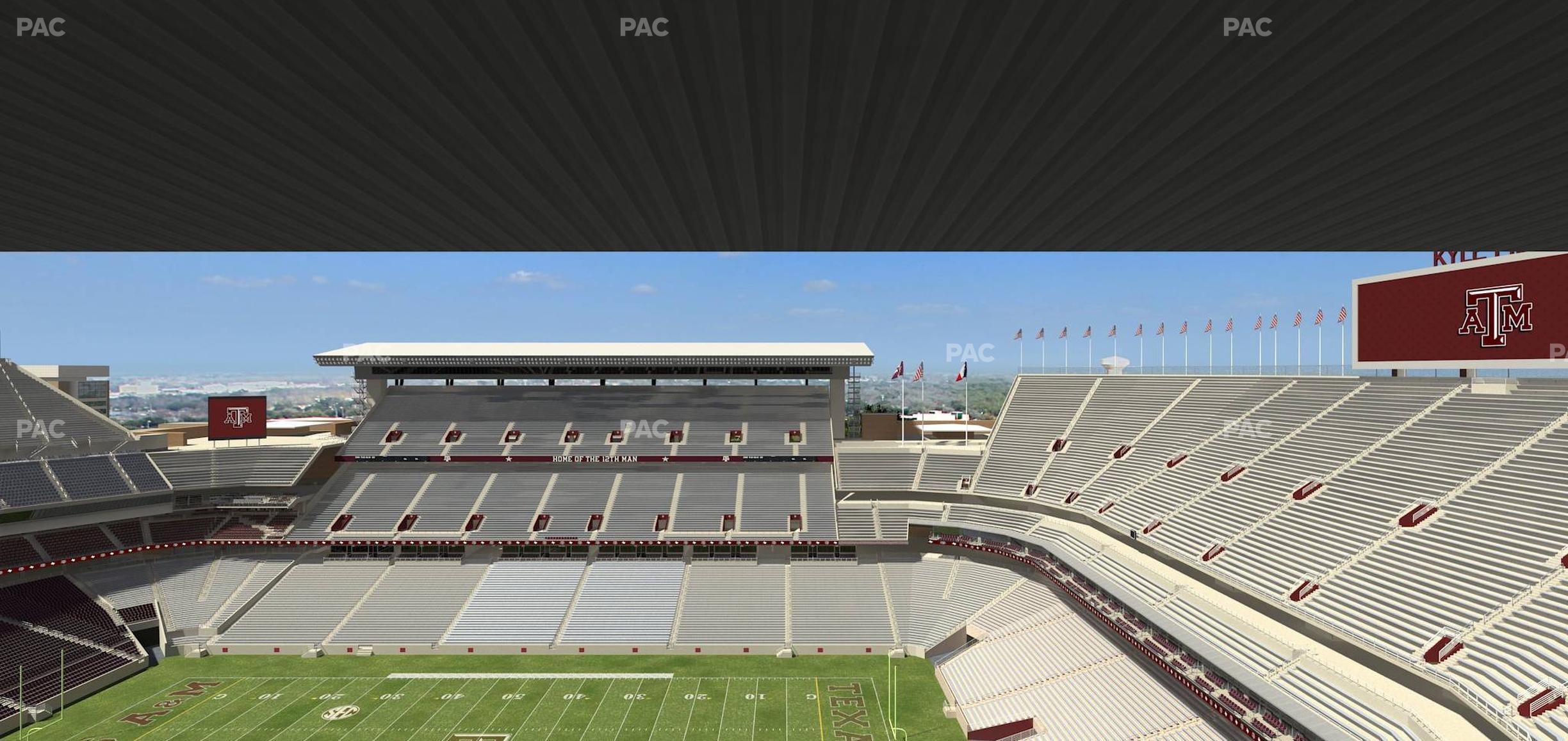 Seating view for Kyle Field Section 402