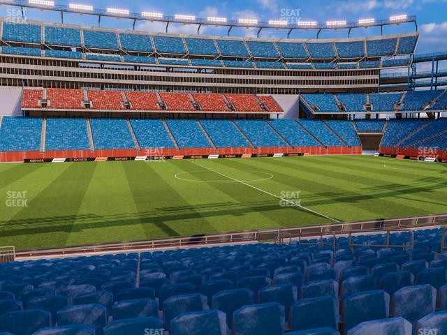 Seating view for Gillette Stadium Section 133