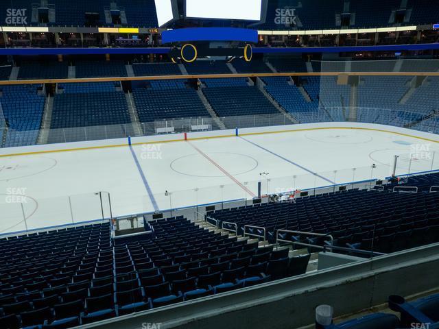 Seating view for KeyBank Center Section 208