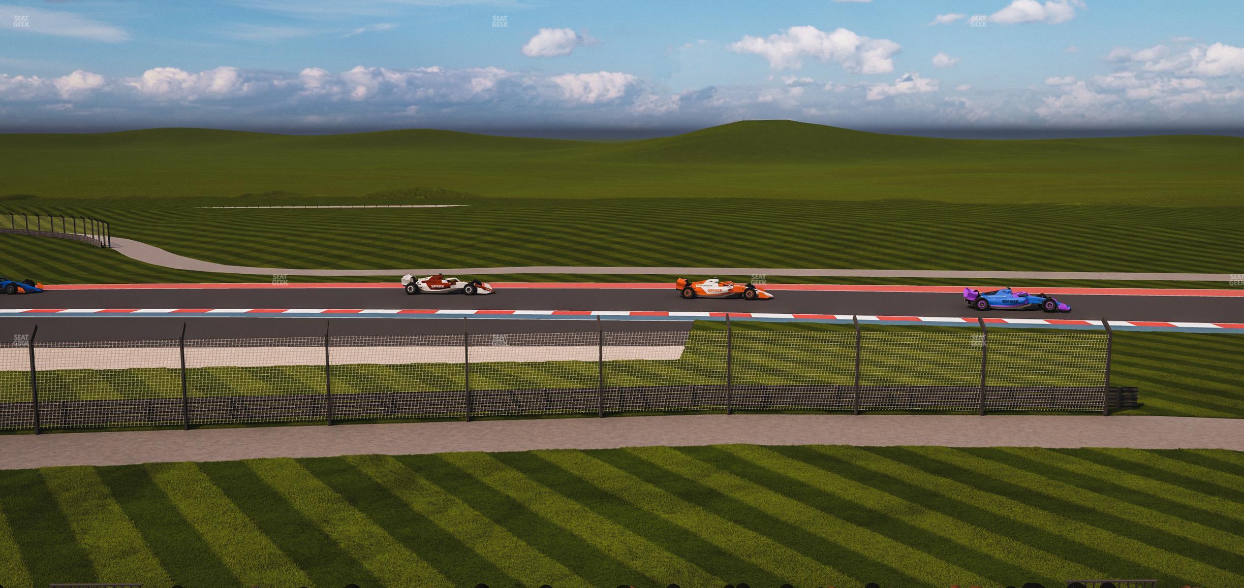 Seating view for Circuit of The Americas Section Turn 9 Bleachers 3