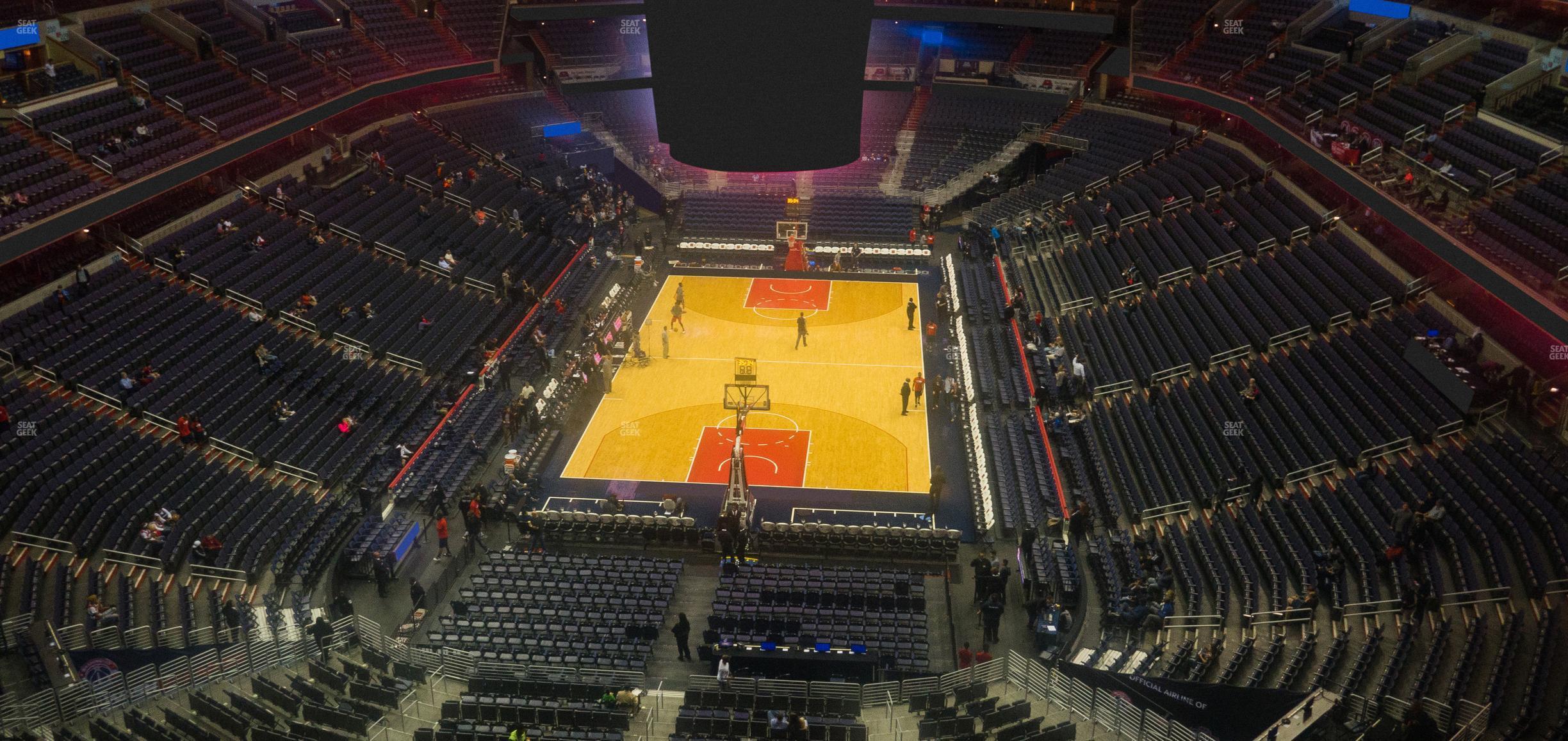 Seating view for Capital One Arena Section 409