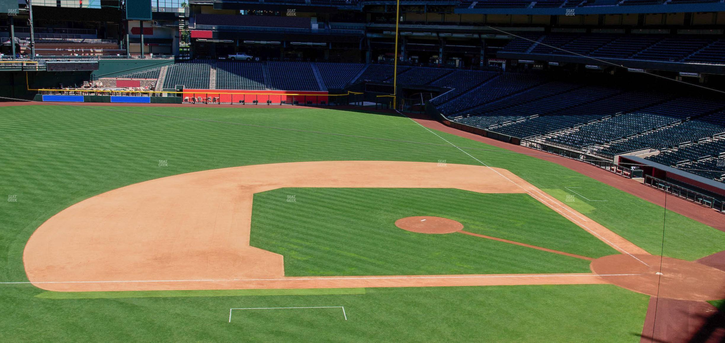 Seating view for Chase Field Section 212