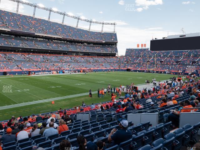 Seating view for Empower Field at Mile High Section 109