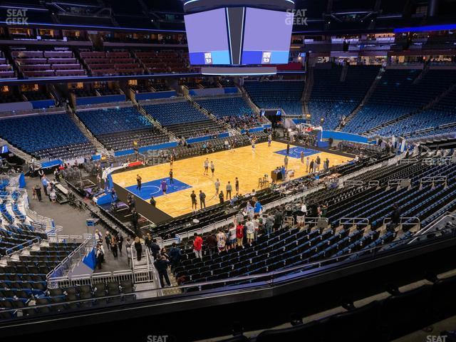 Seating view for Kia Center Section Club F