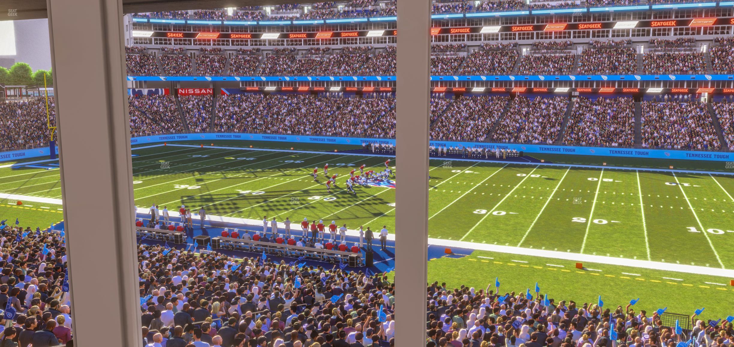 Seating view for Nissan Stadium Section Suite 8 E