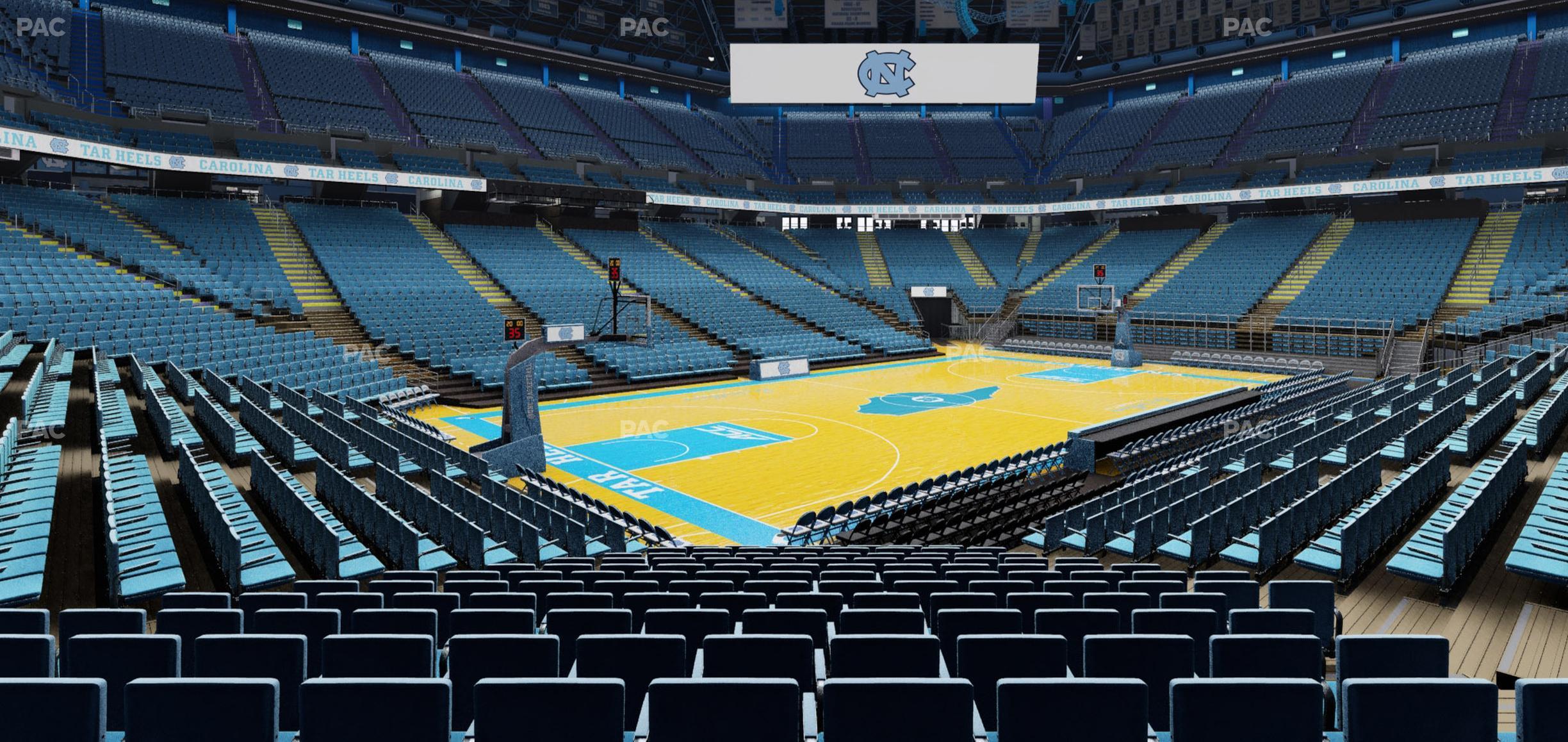 Seating view for Dean Smith Center Section 104