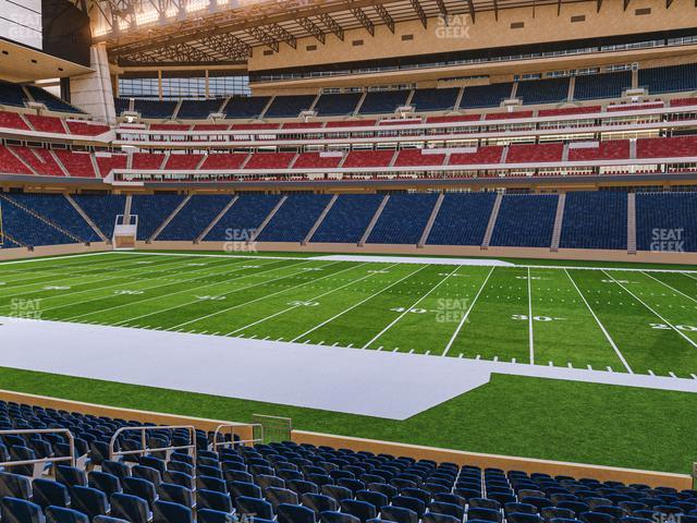 Seating view for NRG Stadium Section 105