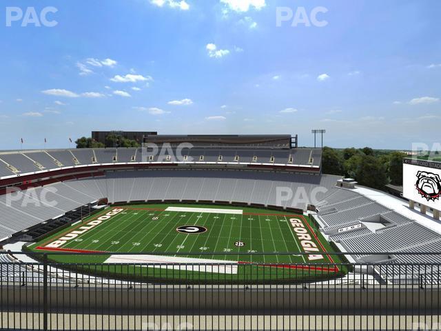 Seating view for Sanford Stadium Section 605