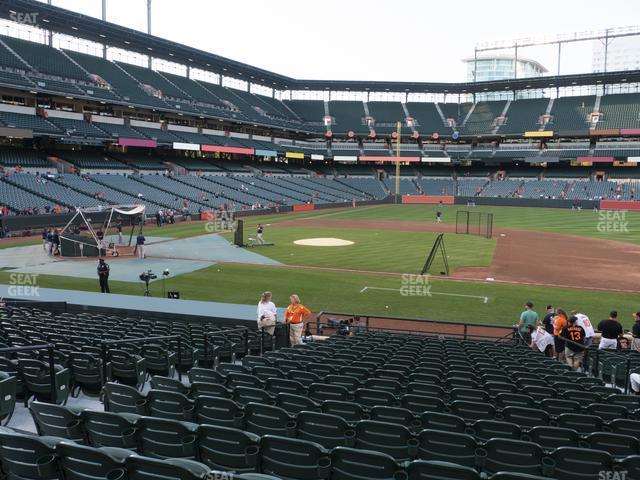 Seating view for Oriole Park at Camden Yards Section 20