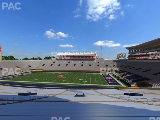 Seating view for Vaught Hemingway Stadium Section C