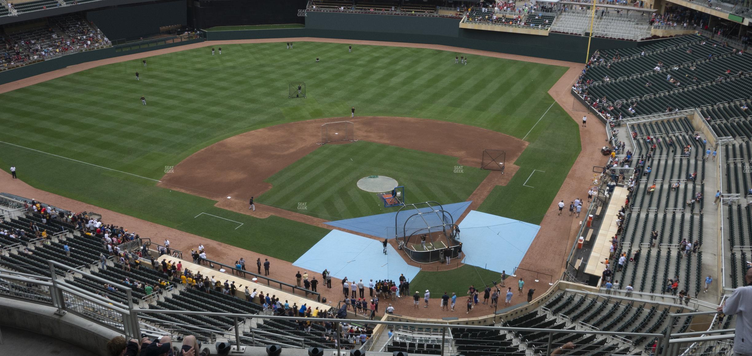 Seating view for Target Field Section 317