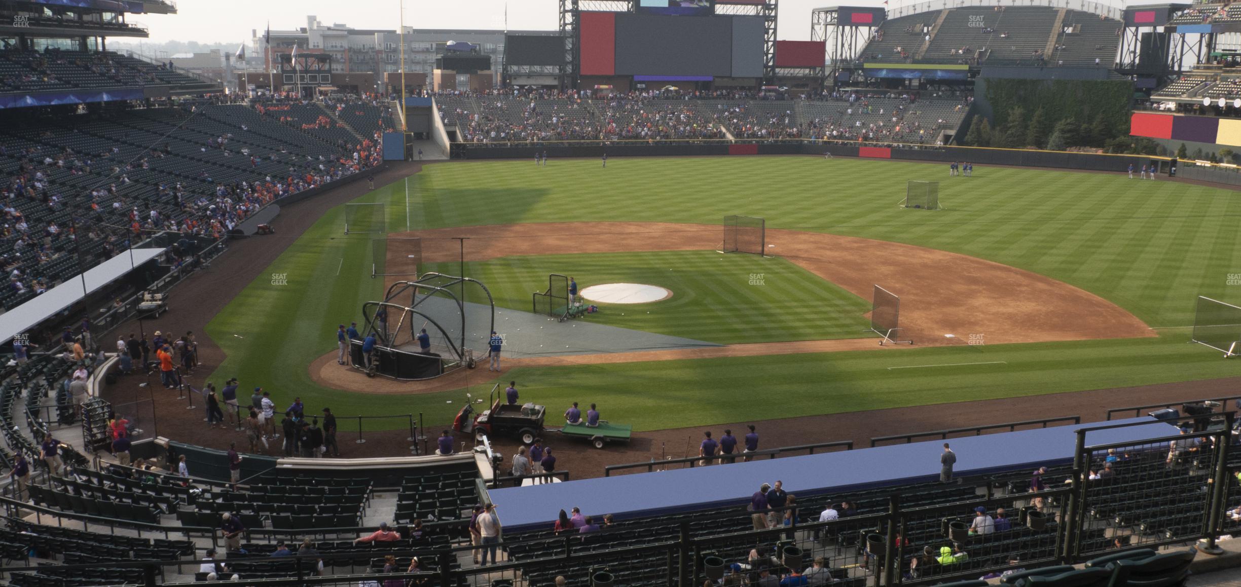 Seating view for Coors Field Section 226